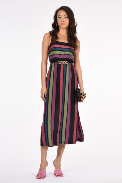 שמלה stripes פטרול (1)