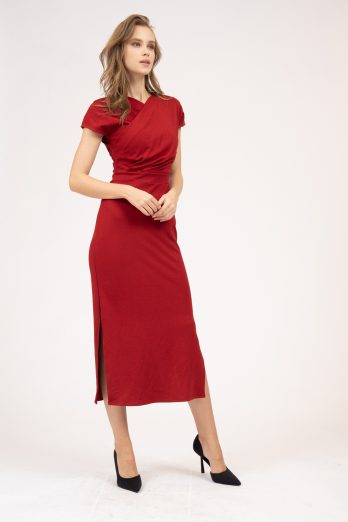 שמלה מולאן אדום