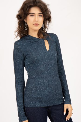 חולצה טוויסטר ג'ינס מלאנג'