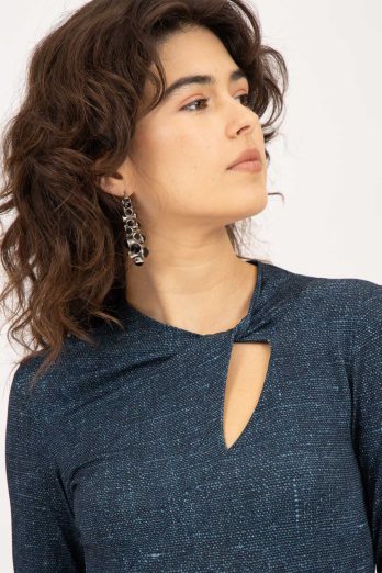 חולצה טוויסטר ג'ינס מלאנג'