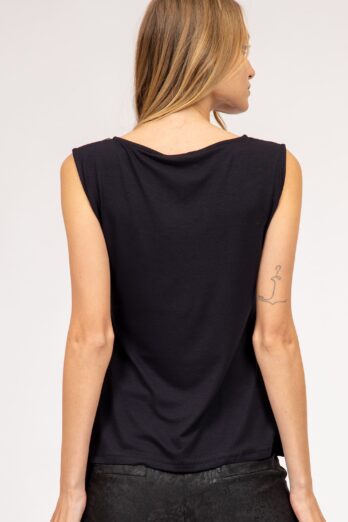 חולצה Rose שחורה