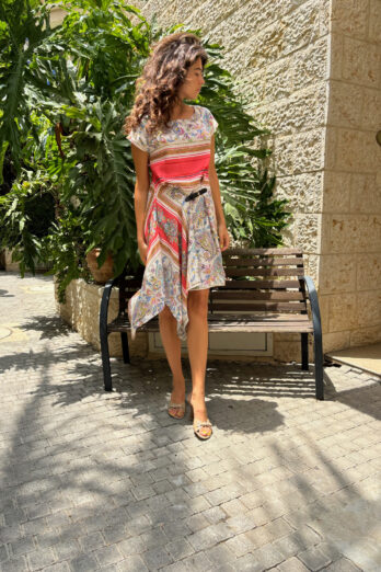 שמלה זולו אפרסק