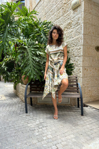 שמלה זולו ירקרקה