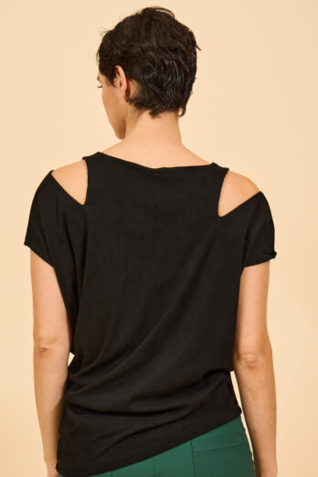 אסף פלג חולצה יהלי שחורה