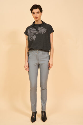 מכנס קארול אפור