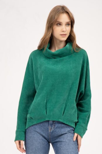 אסף פלג עליונית מרסדס ארוכה ירוק בקבוק