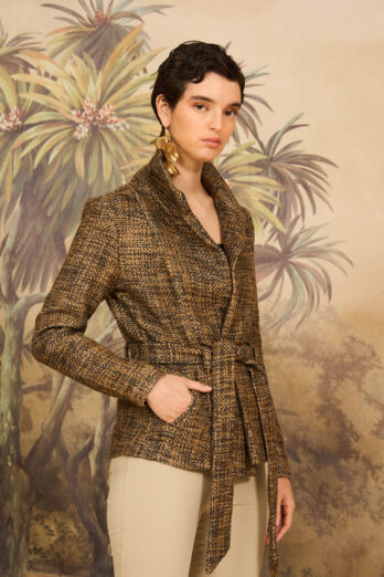 ז'קט אליזבט חום