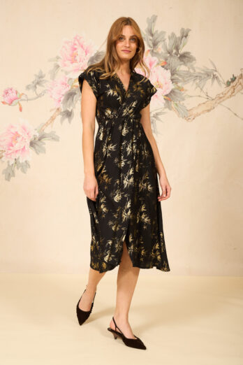 שמלה קימונו זהב