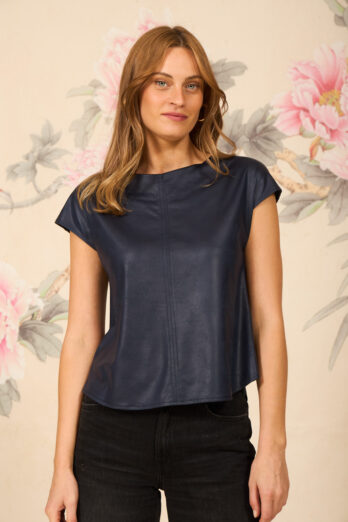 חולצה סקיני נייבי