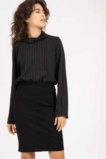 שמלה Traffic שחורה פסים