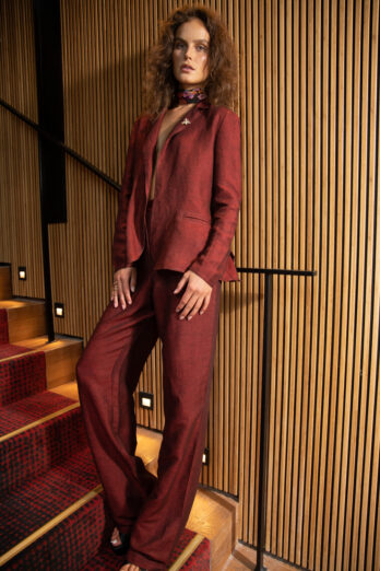 ג'קט סתיו אדום