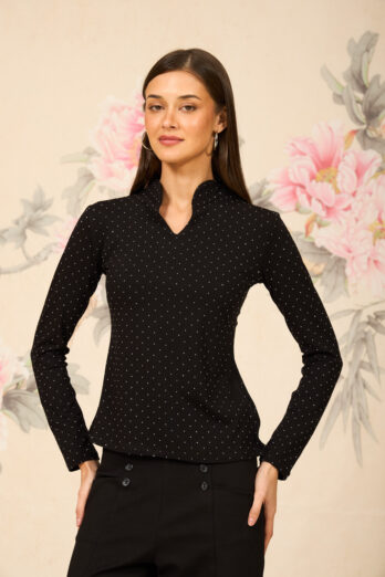 אסף פלג חולצה ענבל ארוכה כסופה