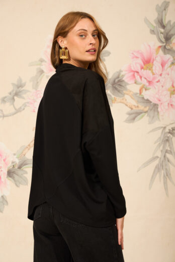 חולצה אלכס שחורה