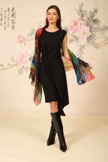 שמלה ווירפול שחורה