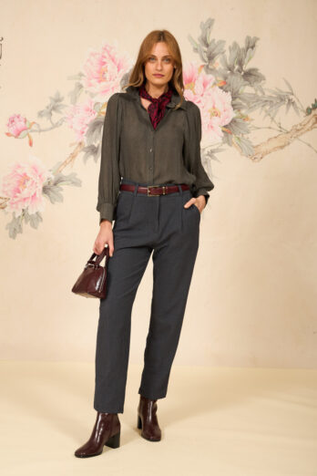 אסף פלג חולצה וינה שחורה מלאנג'