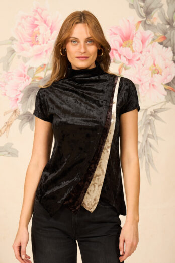 אסף פלג חולצה גל חומה