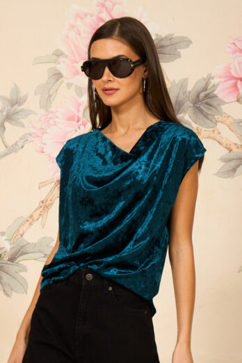 חולצה מונה קטיפה פטרול חולצה מונה קטיפה פטרול