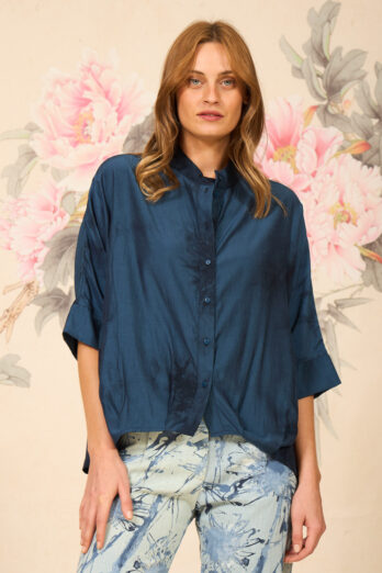 אסף פלג חולצה פרנסיס טאי דאי כחולה