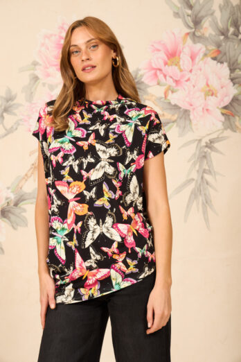 חולצה אסי סימפוניה פרפרים