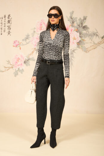 חולצה אירן ארוכה זיגזג