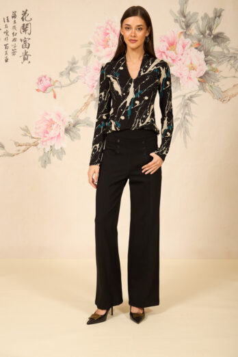 חולצה אירן ארוכה מכחול ירוקה