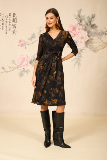 שמלה נפרטיטי קאמל