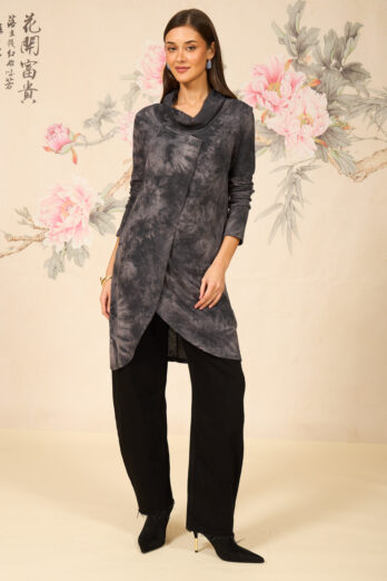 שמלה מינק שחורה