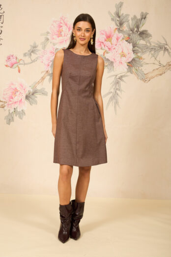 שמלה אייפל חומה