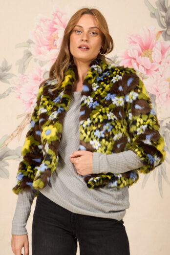 ז'קט רויאל פרחים צהובים