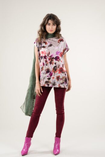 חולצה מיסטיק פרחים