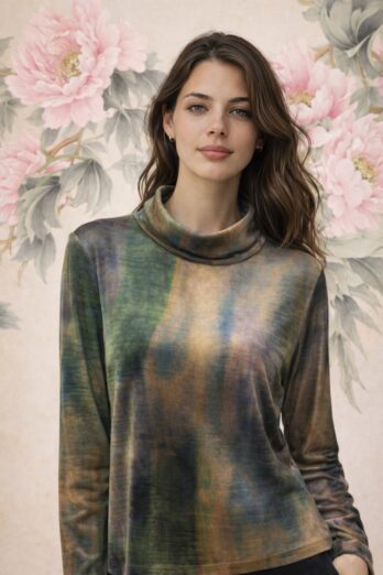 חולצה טוליפ צבעי מים