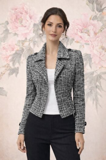 ז'קט הארט שחור לבן