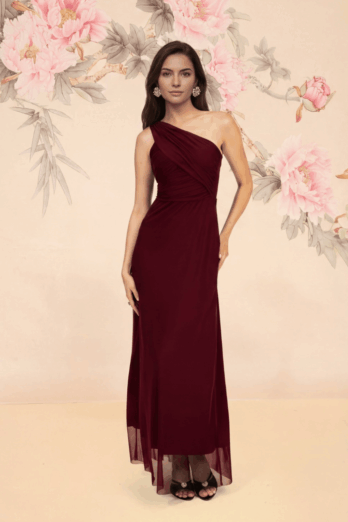 שמלה מונקו בורדו שמלה מונקו בורדו