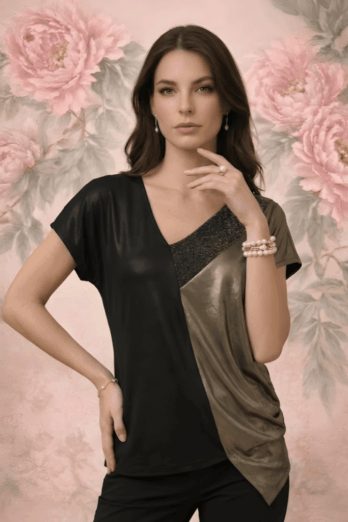 חולצה סאנסט זהב