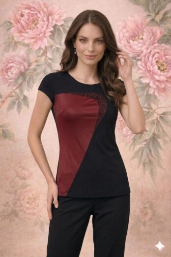 חולצה פליפר בורדו חולצה פליפר בורדו