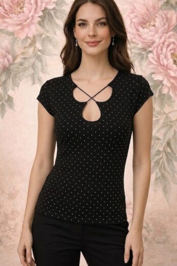 חולצה ספיידר קצרה זהב חולצה ספיידר קצרה זהב