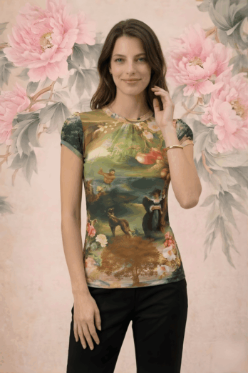 חולצה סופרן ציור