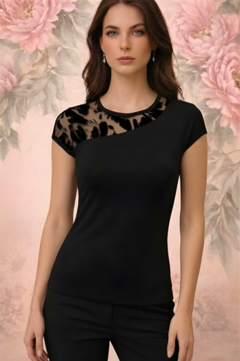 חולצה Frame שחורה חולצה Frame שחורה