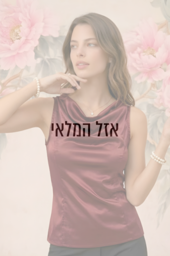 חולצה מוניק בורדו